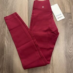 NWT Lululemon Magenta Glow Up 28” leggings